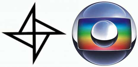 Logos da Rede Globo em 1965 e hoje